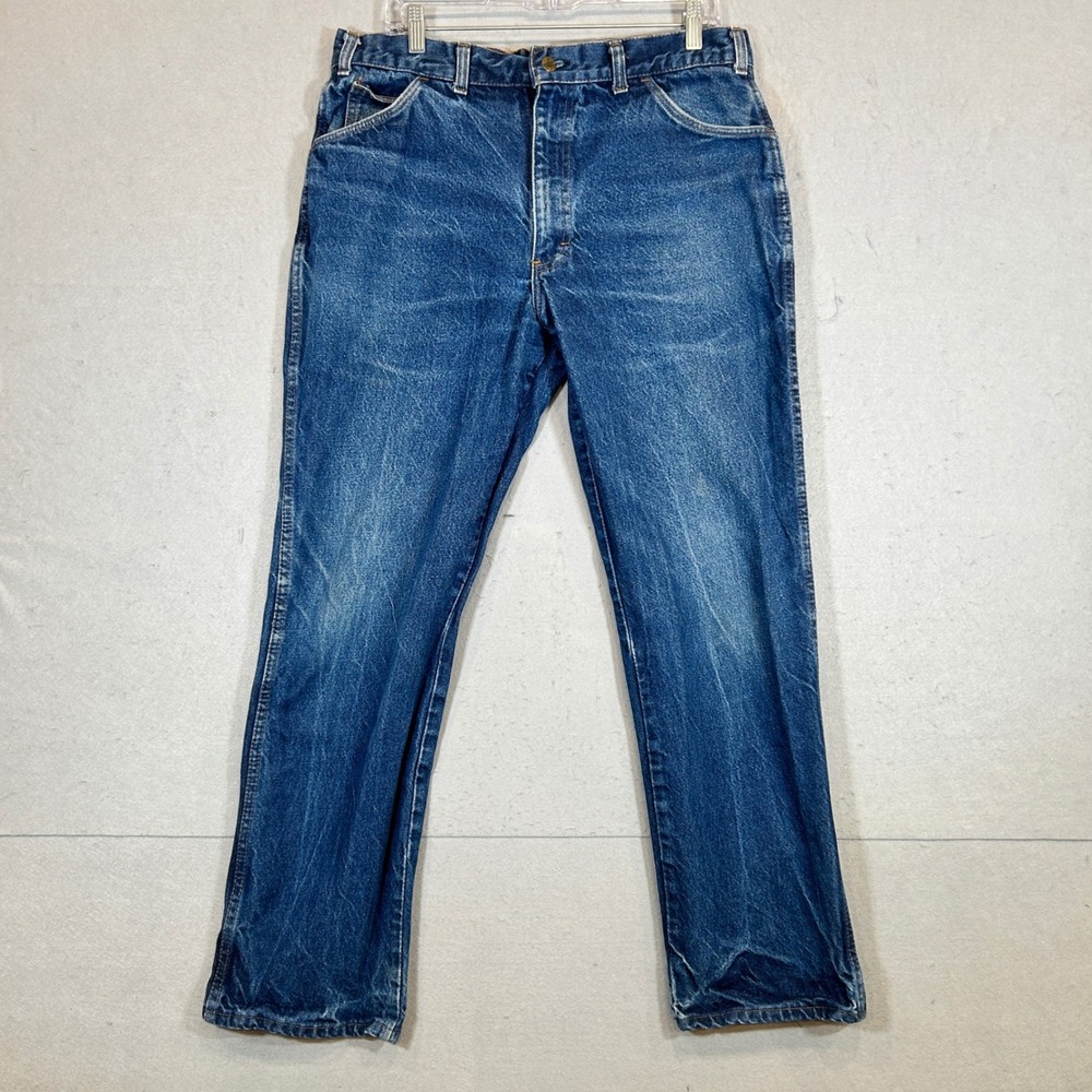 Vtg Saddle King Key Jeans 38x31 Mens Blue Denim Made in USA